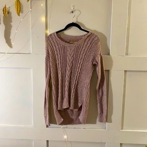 Prince & Fox Pink Chunky-knit Sweater